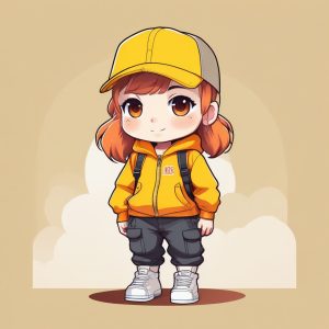 🛹街头拽姐上线！二次元Q版潮流OOTD头像