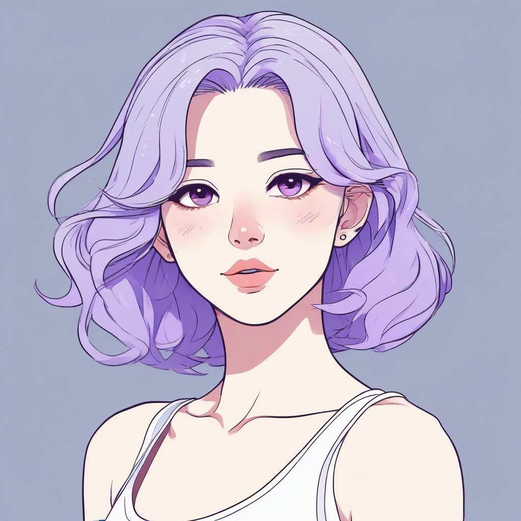 💜绝美极简动漫头像!马卡龙色调太高级了