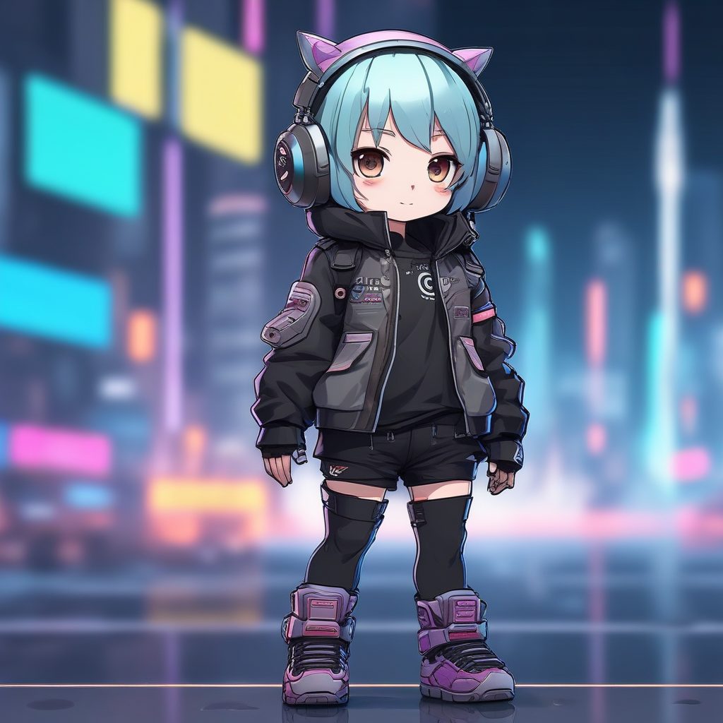 ⚡️酷飒Q版赛博少女！未来感满满的潮流穿搭