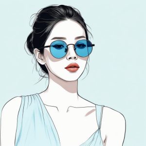 🕶️酷飒拽姐！韩系Chic风手绘冷淡头像