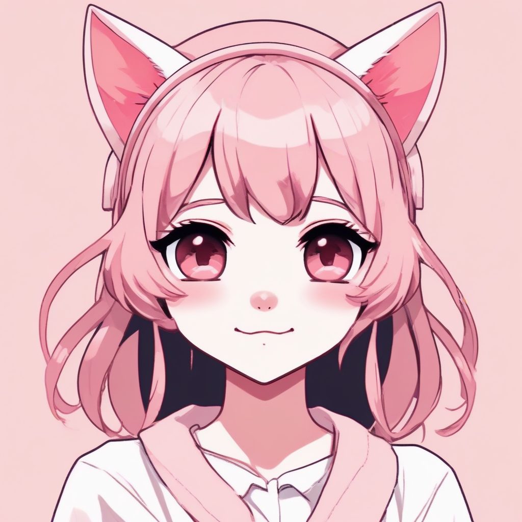 🐈猫系少女！极简线条与软萌属性的结合