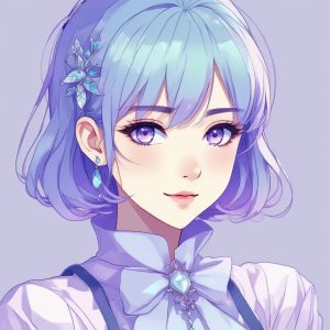 🦋 梦幻琉璃：通透感十足的赛璐璐少女头像