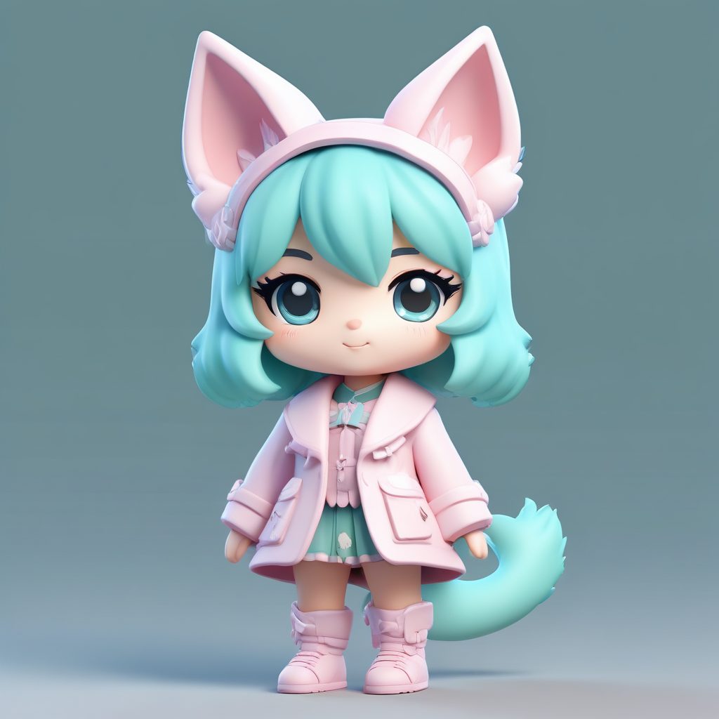 🐱萌力全开！软萌猫耳娘3D盲盒头像分享