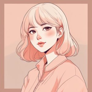 🍑 蜜桃乌龙色：高级感极简肖像分享