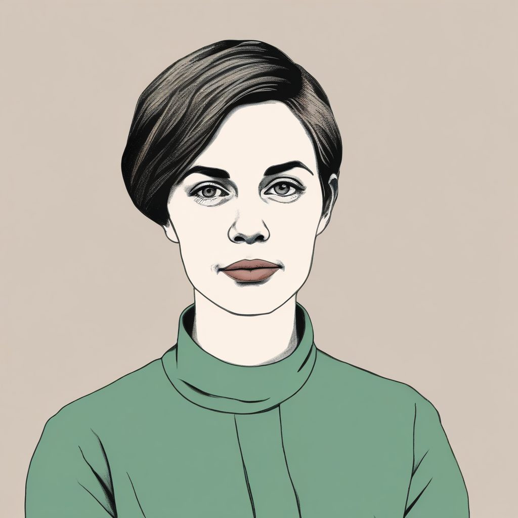 🌫️ 莫兰迪色系：高级感极简手绘肖像，气质拿捏