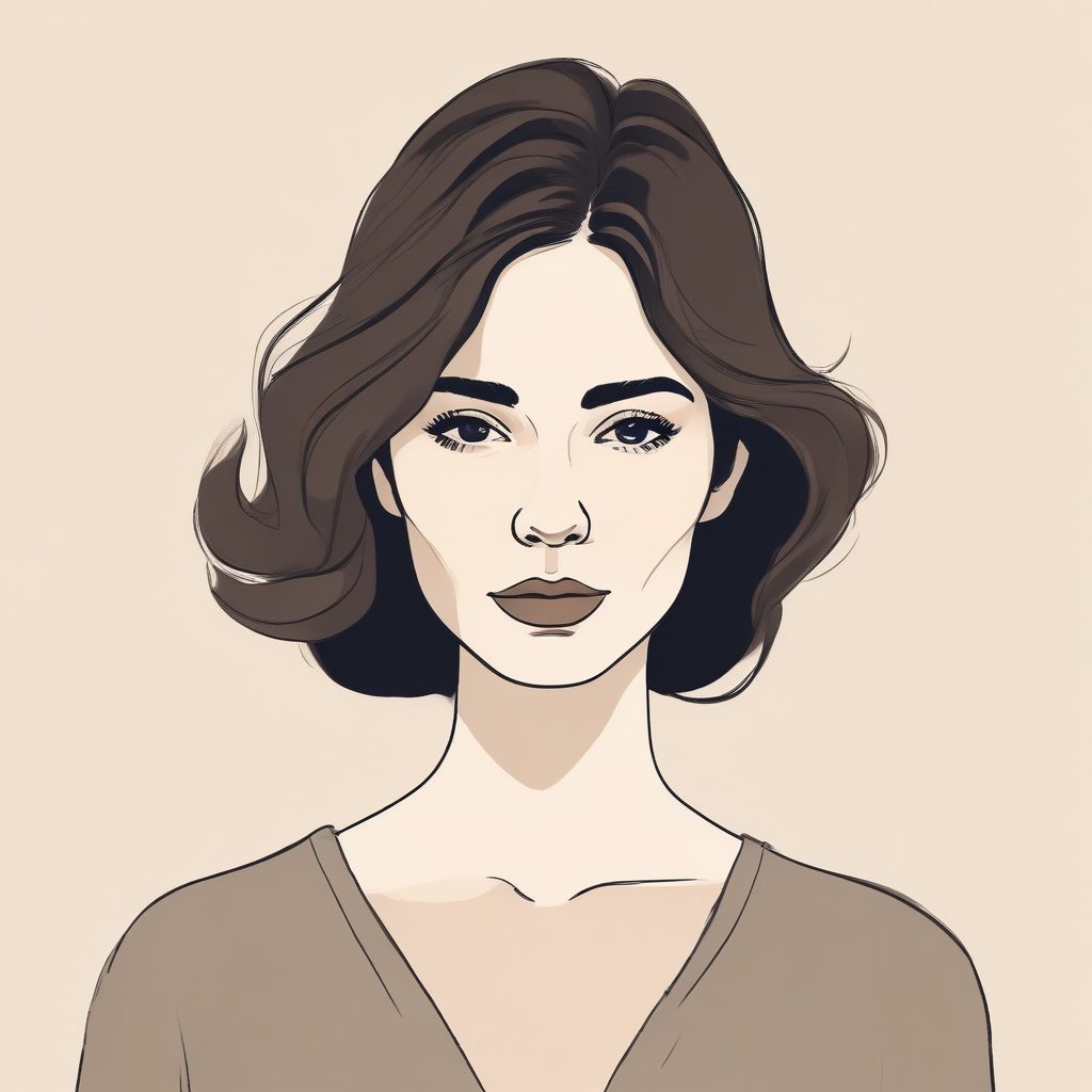 🎨 莫兰迪色系手绘：松弛感满满的少女插画