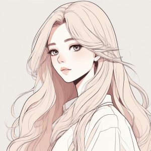 🎨 奶油色系极简动漫头像！干净线条真的太高级了