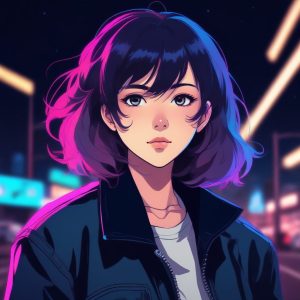 🌃 霓虹午夜: 90 年代复古赛璐璐动漫美学