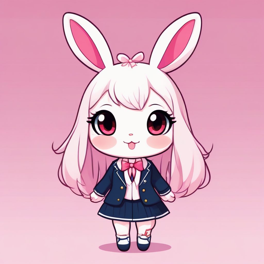 🐰 软萌暴击: 兔耳娘 Q 版二次元头像