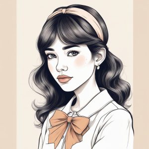 🧸 软萌预警！日系可爱时尚女孩手绘肖像