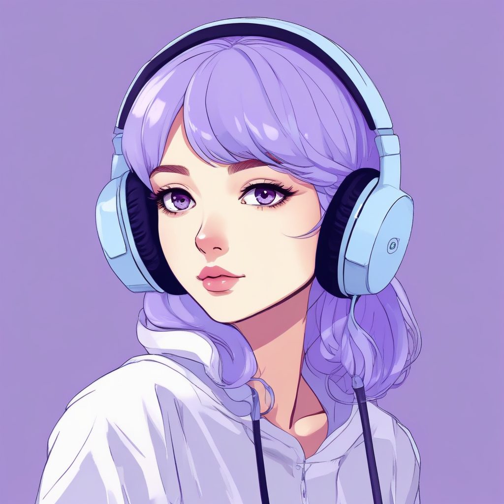 🎧赛博少女心！耳机与极简风格的跨界碰撞