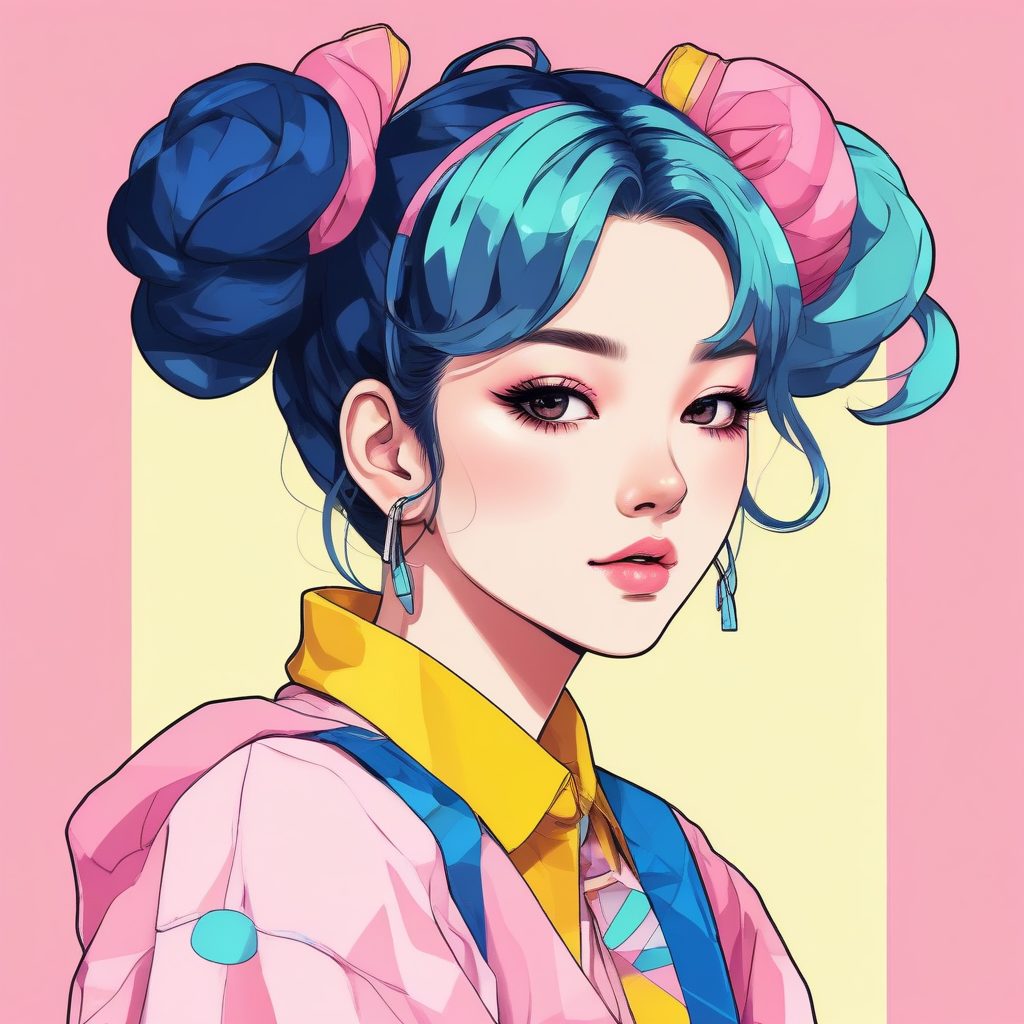 🍭 糖果系女孩: 甜美到心底的极简赛璐璐肖像