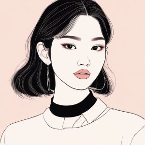 🍑甜酷女孩必备！蜜桃粉韩系博主头像