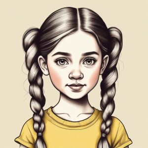 🎨 涂鸦风童趣女孩 | 找回单纯的快乐