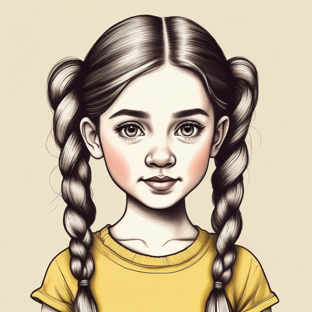 🎨 涂鸦风童趣女孩 | 找回单纯的快乐