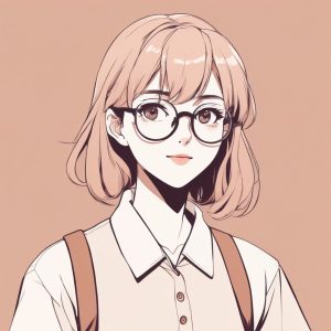 📚文艺范儿！极简线条下的书卷气少女