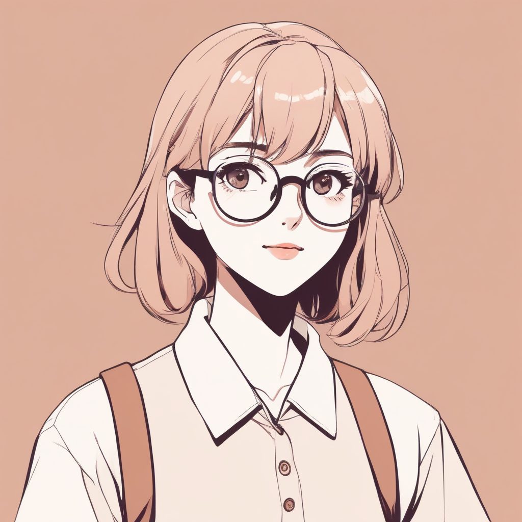 📚文艺范儿！极简线条下的书卷气少女