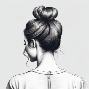 🧶 文艺感拉满：慵懒丸子头少女的午后随笔