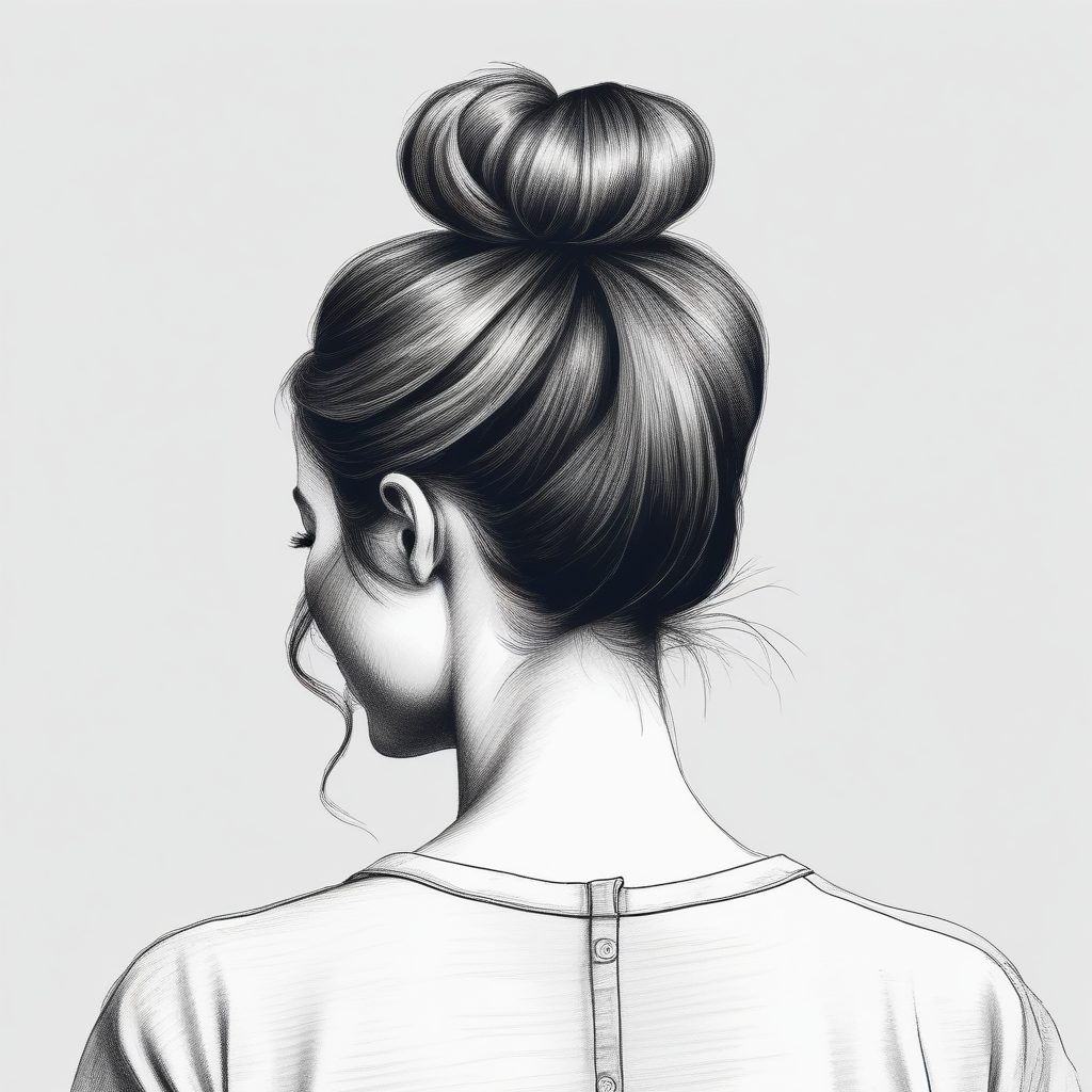 🧶 文艺感拉满：慵懒丸子头少女的午后随笔