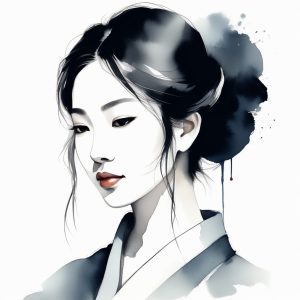 新中式清冷感：水墨晕染意境，东方美学的极致表达
