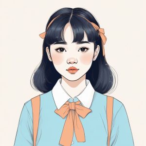 🎓学院派活力：韩系Preppy风手绘头像，重返校园