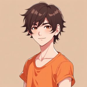 🍊阳光大男孩！多巴胺配色极简头像，活力四射