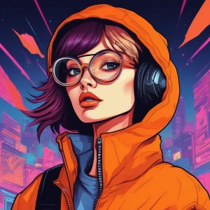 👁️ 鱼眼镜头视效 | Y2K潮流亚文化头像