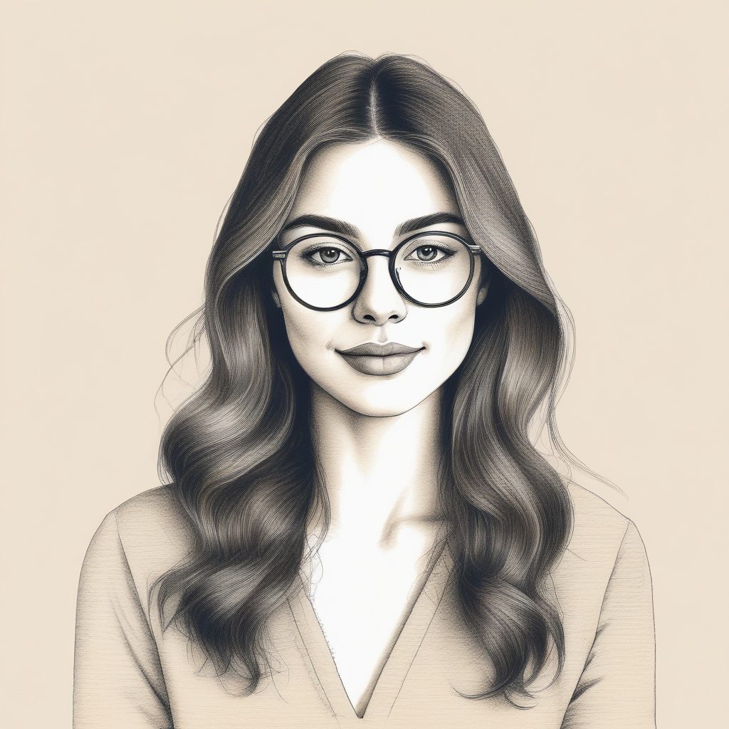 👓 知识分子风：金属边框眼镜女孩，莫兰迪高级色