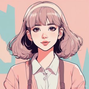 🔥 90年代复古赛璐璐 AI 绘画,高饱和动漫少女头像教程