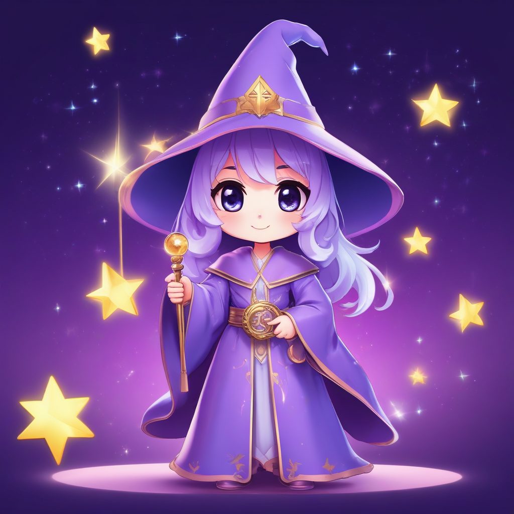 🔮AI生成头像：魔法学院Q版少女，在线生成头像的新宠