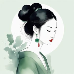 🏮 AI生成头像：新中式清冷风，水墨留白间的东方韵致