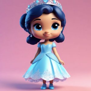 🏰 AI头像制作：Q版在逃公主风，打造专属迪士尼感盲盒公仔