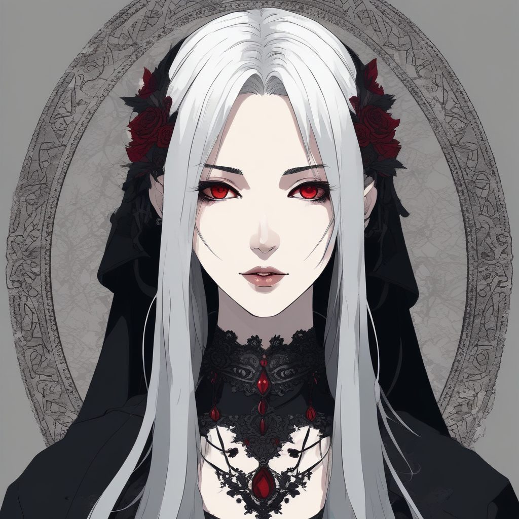 🖤 暗黑病娇美学：哥特风二次元少女头像生成