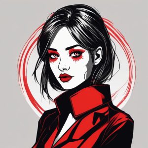 🖤 暗黑哥特Y2K头像：清冷感十足的赛博少女