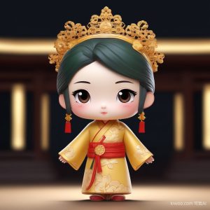 爆火3D盲盒Q版汉服小女孩✨AI生成头像教程