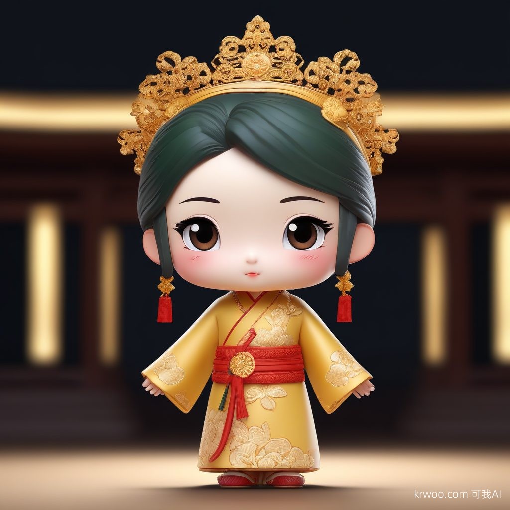 爆火3D盲盒Q版汉服小女孩✨AI生成头像教程