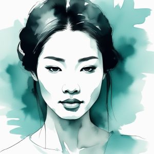 🍵禅意空间 AI 生成头像：淡如菊的东方哲思