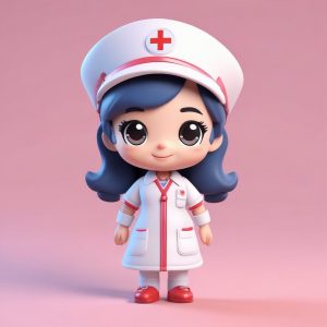 💊超萌 3D 盲盒 Q 版护士头像，在线免费制作治愈系肖像