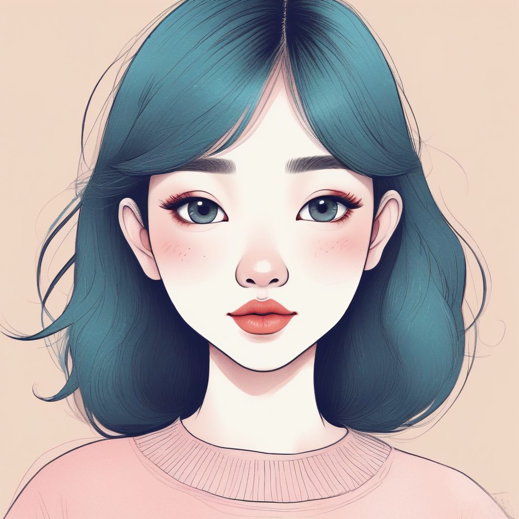 丑萌天花板!✨韩系极简蜡笔风AI生成头像火遍全网🎨