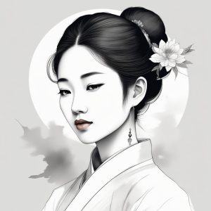 🎞️ 东方留白的诗意！新中式清冷感免费制作AI肖像
