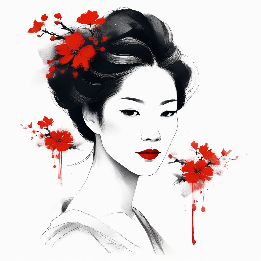 🏮 东方美学天花板！新中式清冷感 AI 生成头像