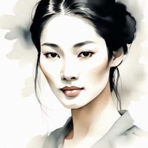 🏮 东方神韵！AI头像制作：极简新中式清冷风，韵味十足