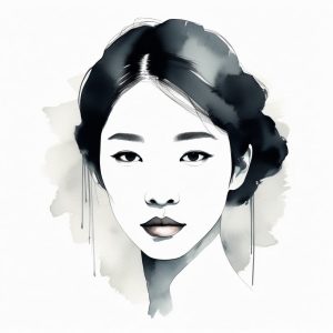 🕯️ 东方韵味：清冷新中式水墨风 AI 头像