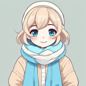 ❄️ 冬日氛围感头像：软糯Q版女孩陪你温柔过冬