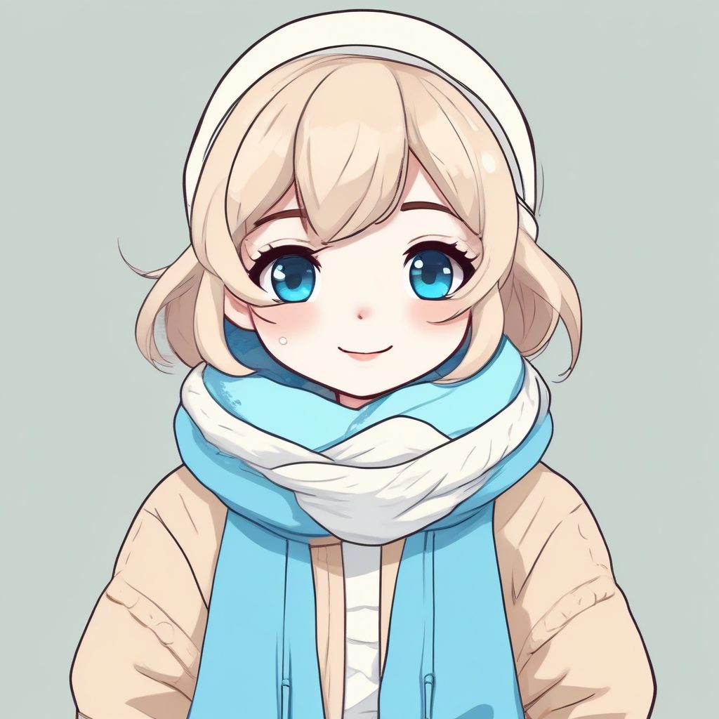 ❄️ 冬日氛围感头像：软糯Q版女孩陪你温柔过冬