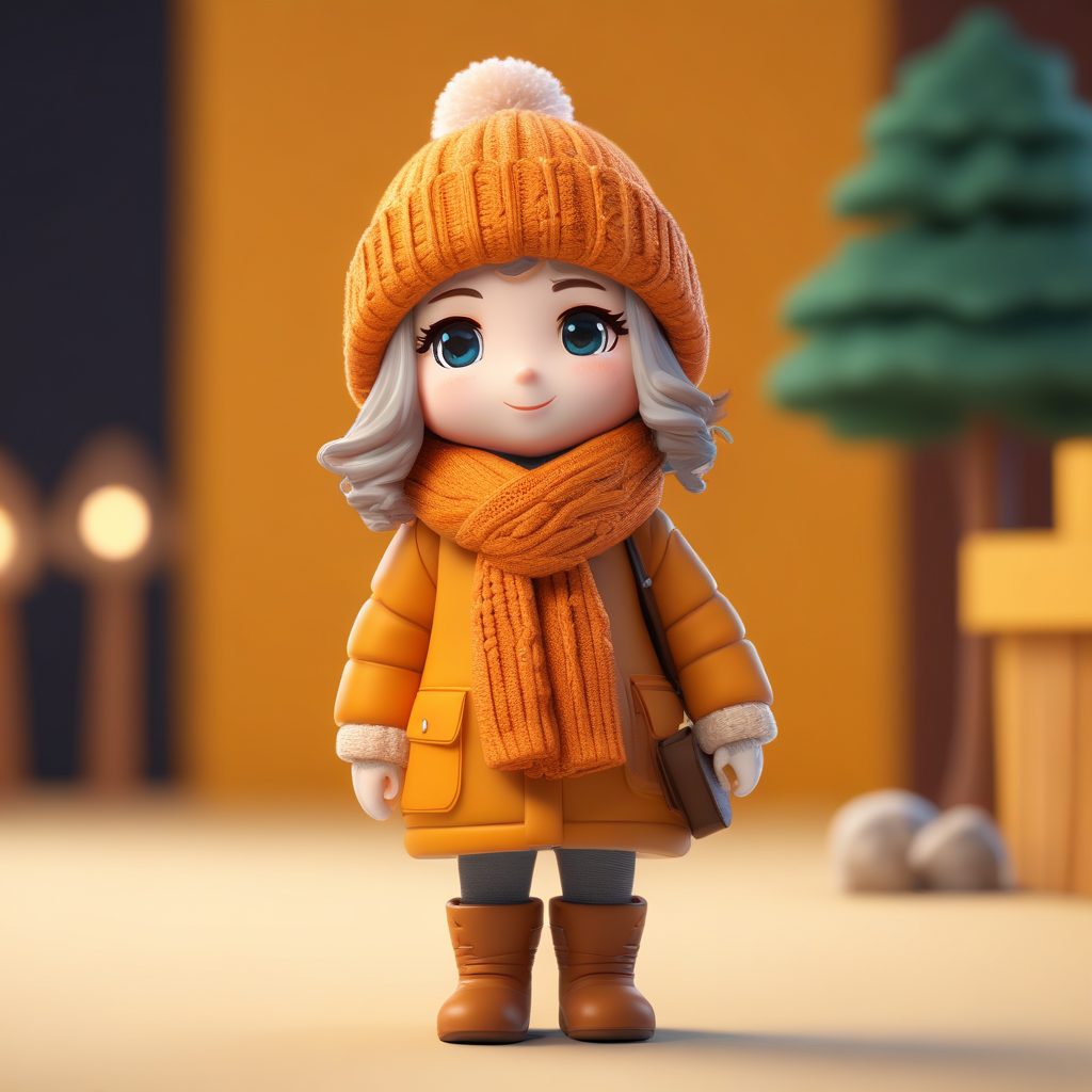 冬日甜度拉满❄️3D盲盒女孩暖冬穿搭头像