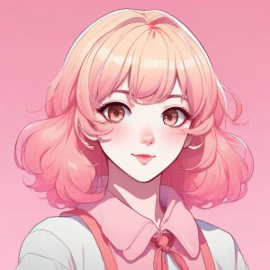 🍭多巴胺女孩:糖果色赛璐珞 AI 动漫肖像