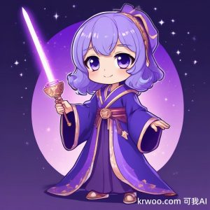 二次元Q版魔法少女AI头像🔥带你开启奇幻世界