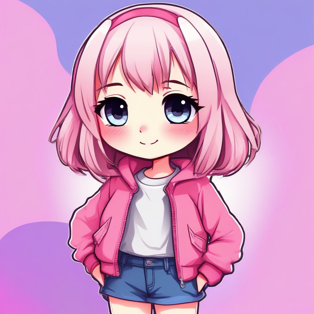 🍭 二次元Q版甜酷少女AI生成头像，这种漫画感真的绝了