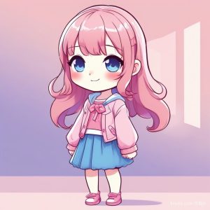 二次元天花板！一键生成极简动漫少女头像🌸